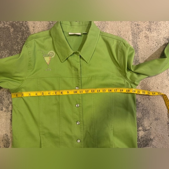 Women’s Green Vintage Quacker Factory Jacket - Picture 6 of 7